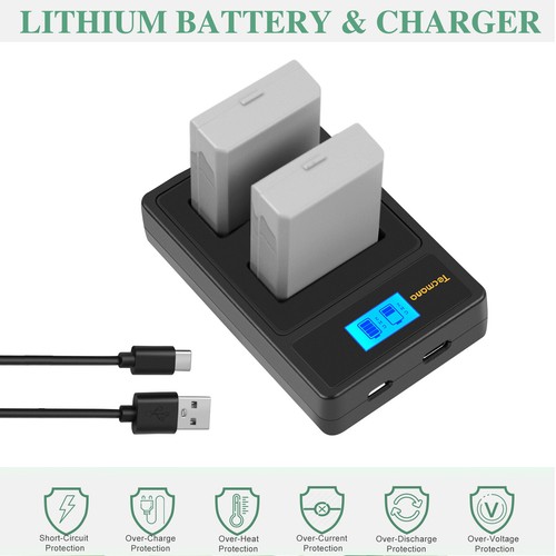 Batteria 1800mah per canon - batteria,