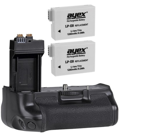 Impugnatura batteria per canon - batteria,