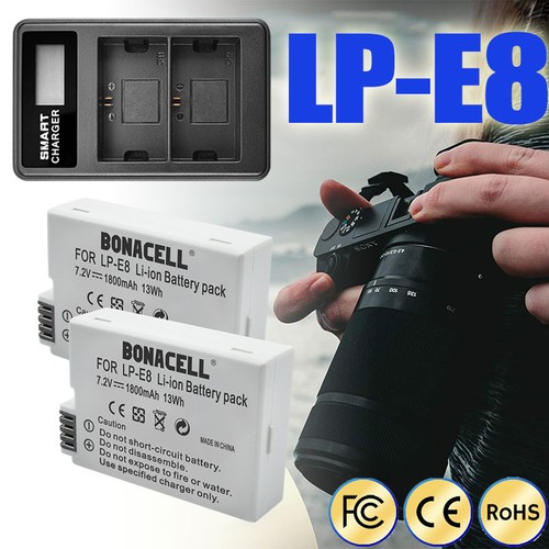 X1800mah e8 lpe8 - lp-e8,